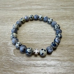 jaspis-dalmatin-matny-jaspis-sivy-matny-pansky-naramok-s-krizikom-o-gul-8-mm-01